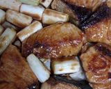 ぶりの照り焼き＆焼きねぎ作り方4写真