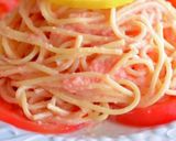 夏の夕飯♡イカトマトチーズの冷製パスタ作り方6写真