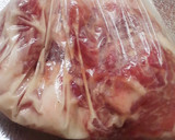 豚こま肉と白菜のオイスター炒め作り方1写真