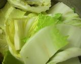 白菜【簡単】スープ♪作り方1写真