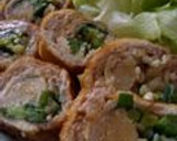 油揚げと豚肉のクルクル巻き♡焼き作り方18写真