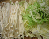 キャベツとエノキだけのお好み焼き風作り方1写真