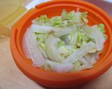 簡単★白菜の蒸し煮　シリコンスチーマー作り方2写真