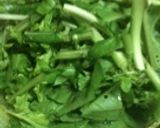 鰹とルッコラのニンニク風炒め作り方1写真