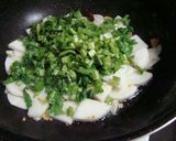 鶏とかぶのペペロンチーノスパゲッティー作り方4写真