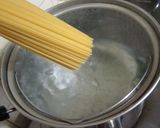 鶏とかぶのペペロンチーノスパゲッティー作り方5写真