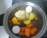 蒸し野菜のゴロゴロサラダ～酢みそマヨで作り方4写真