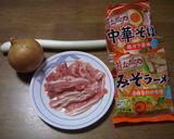 豚丼風ラーメン作り方1写真