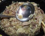 昆布つゆにお任せ簡単美味しい牛丼作り方1写真