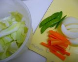 ピリ辛みそ味☆あんかけ肉団子ラーメン作り方3写真