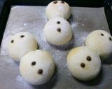 ☆ゆっきー☆雪だるまパン作り方14写真