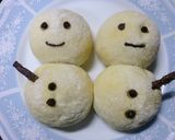 ☆ゆっきー☆雪だるまパン作り方16写真