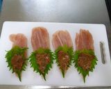 ささみの梅しそ焼作り方4写真