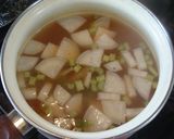 大根と隠しおじゃがのケチャップスープ★゛作り方7写真