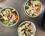 ゴロゴロ野菜魚肉ソーセージユッケ炒煮風作り方11写真