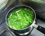 水菜と豚肉のカラシ和え作り方3写真
