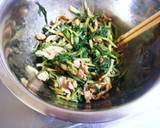 水菜と豚肉のカラシ和え作り方6写真