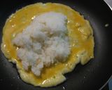 簡単！ハムとたまごのレタスチャーハン作り方3写真