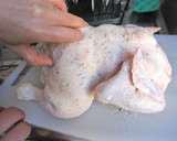 実はとっても簡単♪丸鶏のローストチキン☆作り方4写真