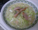 野菜でインスタントラーメン作り方3写真