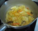 ピリ辛☆味噌チゲ風ラーメン～♪作り方4写真