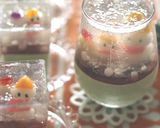 抹茶チーズムースとゼリーのスノードーム♪作り方10写真