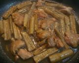 ごぼうと鶏のこっくり煮作り方5写真