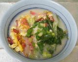 ハムと卵と旬の野菜のラーメン作り方6写真