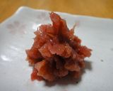 梅干し→梅肉☆まな板キレイ.*:・'°☆作り方5写真