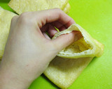 油揚げのお好み焼き風もっちーず作り方1写真