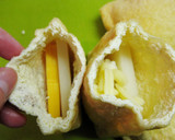 油揚げのお好み焼き風もっちーず作り方2写真