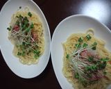 シーチキンとかいわれの和風パスタ作り方6写真
