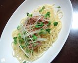 シーチキンとかいわれの和風パスタ作り方7写真