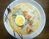とんこつ粕汁めん作り方3写真