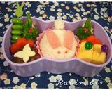 簡単うさぎのおにぎり　和風お正月用作り方5写真