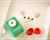 紅白うさぎちゃんおにぎり＊お正月キャラ弁作り方6写真