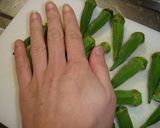 大量消費！オクラのピクルス作り方1写真