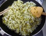 高菜とじゃこの炒飯　明太マヨトッピング☆作り方5写真