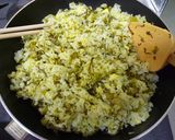 高菜とじゃこの炒飯　明太マヨトッピング☆作り方6写真