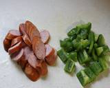 ソーセージとじゃが芋のBBQ炒め作り方3写真