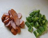 ソーセージとじゃが芋のBBQ炒め作り方3写真