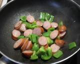 ソーセージとじゃが芋のBBQ炒め作り方4写真