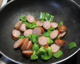 ソーセージとじゃが芋のBBQ炒め作り方4写真