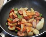 ソーセージとじゃが芋のBBQ炒め作り方6写真