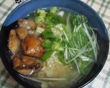 鳥チャーシューと水菜の塩ラーメン作り方6写真
