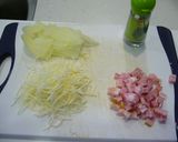 お気軽～惣菜パン　（玉ベーチーパン）作り方7写真