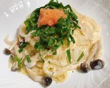 明太子(たらこ)クリームパスタ作り方6写真