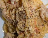 簡単具沢山・鶏肩肉のカルボナーラ風パスタ作り方7写真