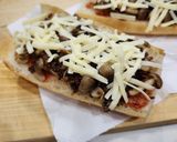 挽肉とキノコのフランスパン作り方11写真