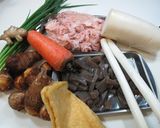 モツ汁　～味噌＆カレー味で～作り方1写真